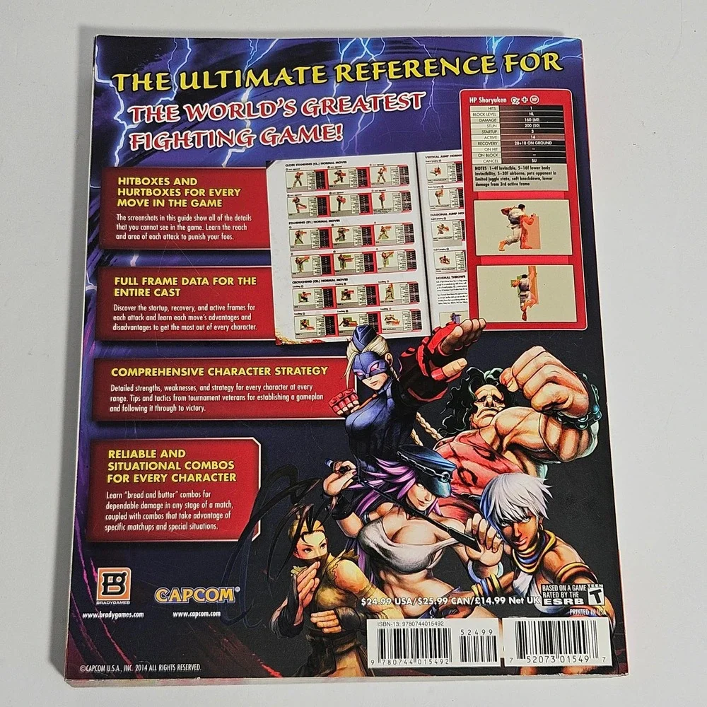 Ultra Street Fighter IV Official Bible Strategy Guide BradyGames PS3 Xbox 360 PC